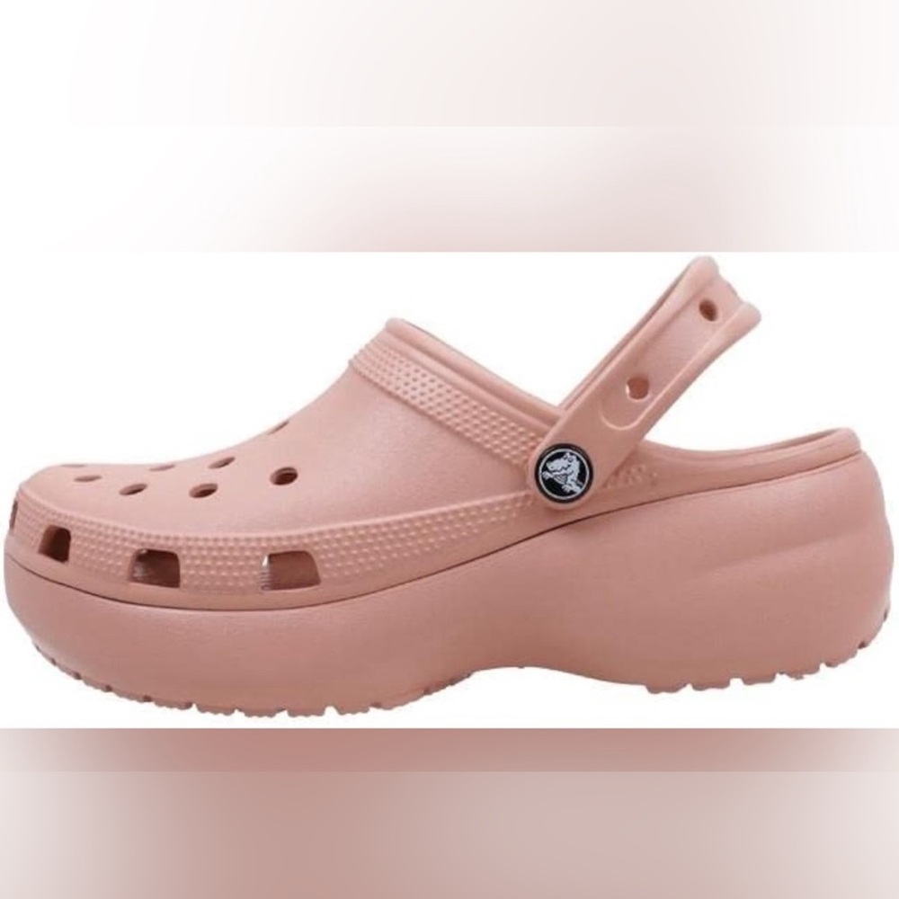 Crocs Pink Beach Summer Vacation platform Clog